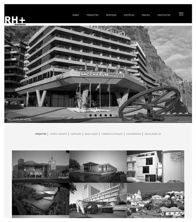 Website - RH+ Arquitectos