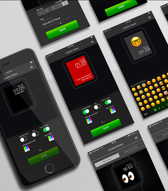 App iPhone/Apple Watch - Apple Watch Custom Faces