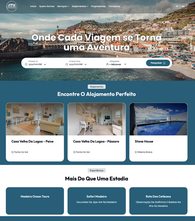 Website - Madeira Tourism Houses