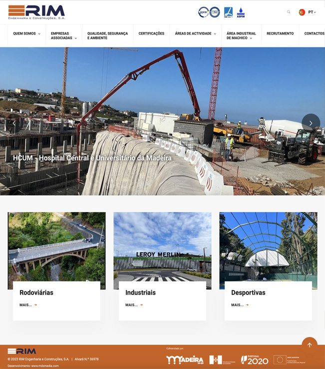 Website - Grupo RIM